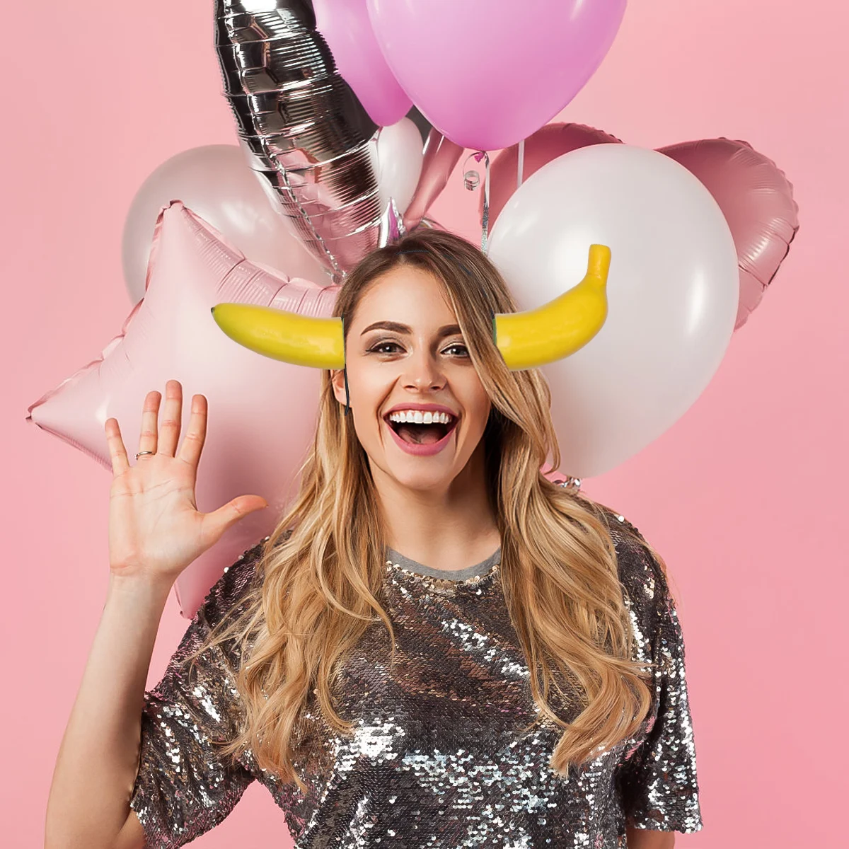 Повязка на голову с морковью фрукты через волосы забавные бопперы головной убор