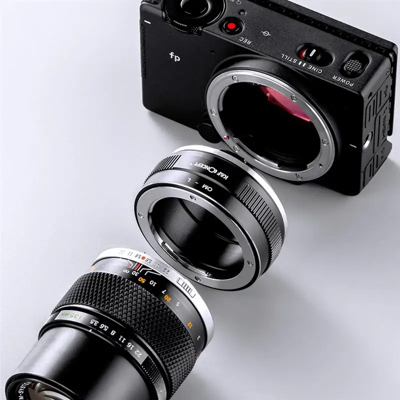 Description Picture 5 of itemK&F CONCEPT OM-L OM Lens to L Mount Adapter Ring for Olympus OM Mount to Sigma Leica Panasonic L mount Camera