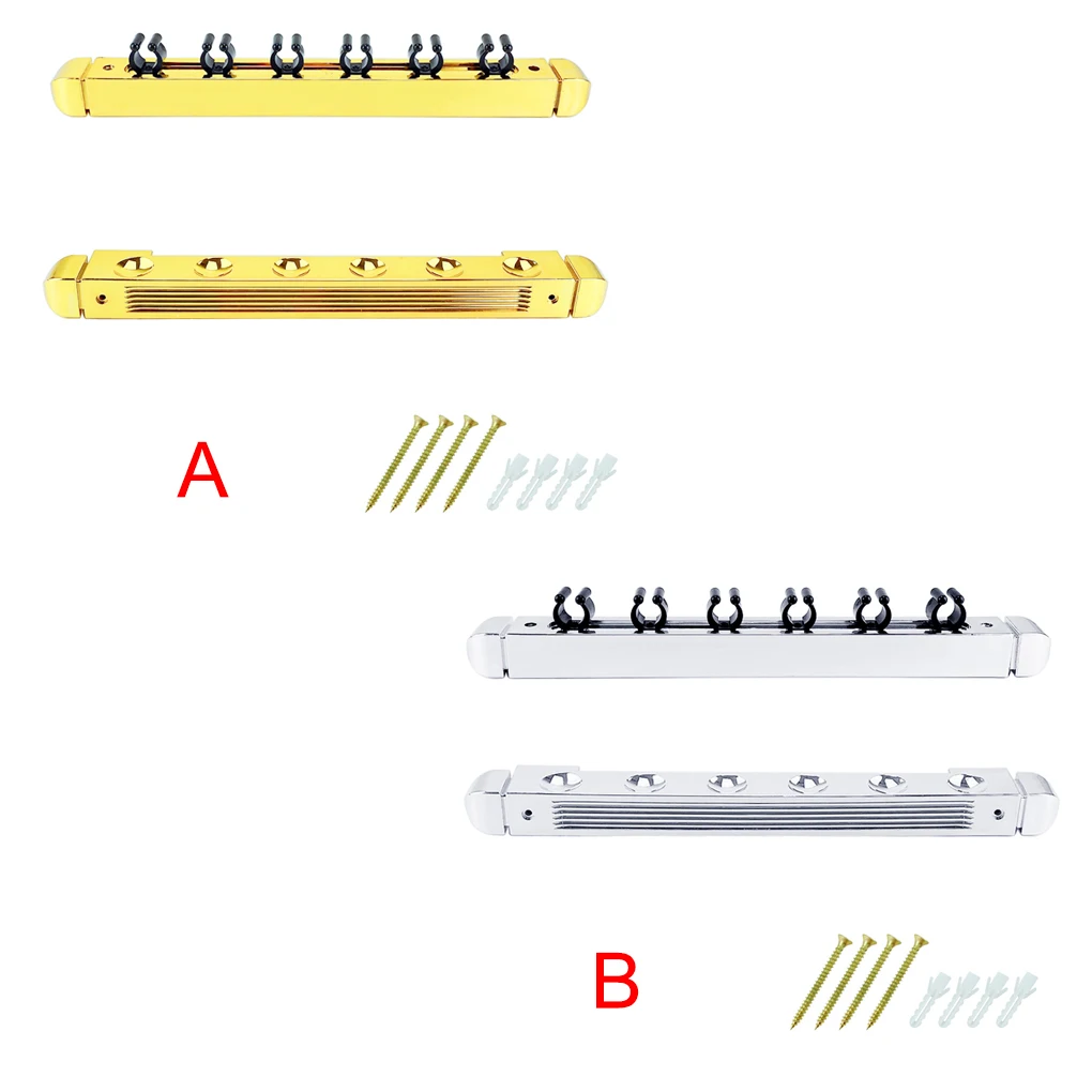 

Пластиковый держатель для удочки, 6 зажимов, настенная стойка для бильярда, уличная стойка для яхты, гаража, водный спорт, золотой