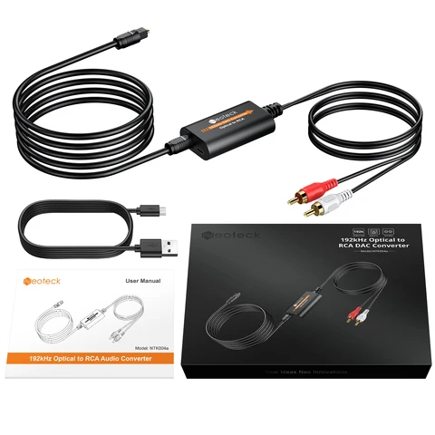 Neoteck Цифро-аналоговый конвертер SPDIF в RCA