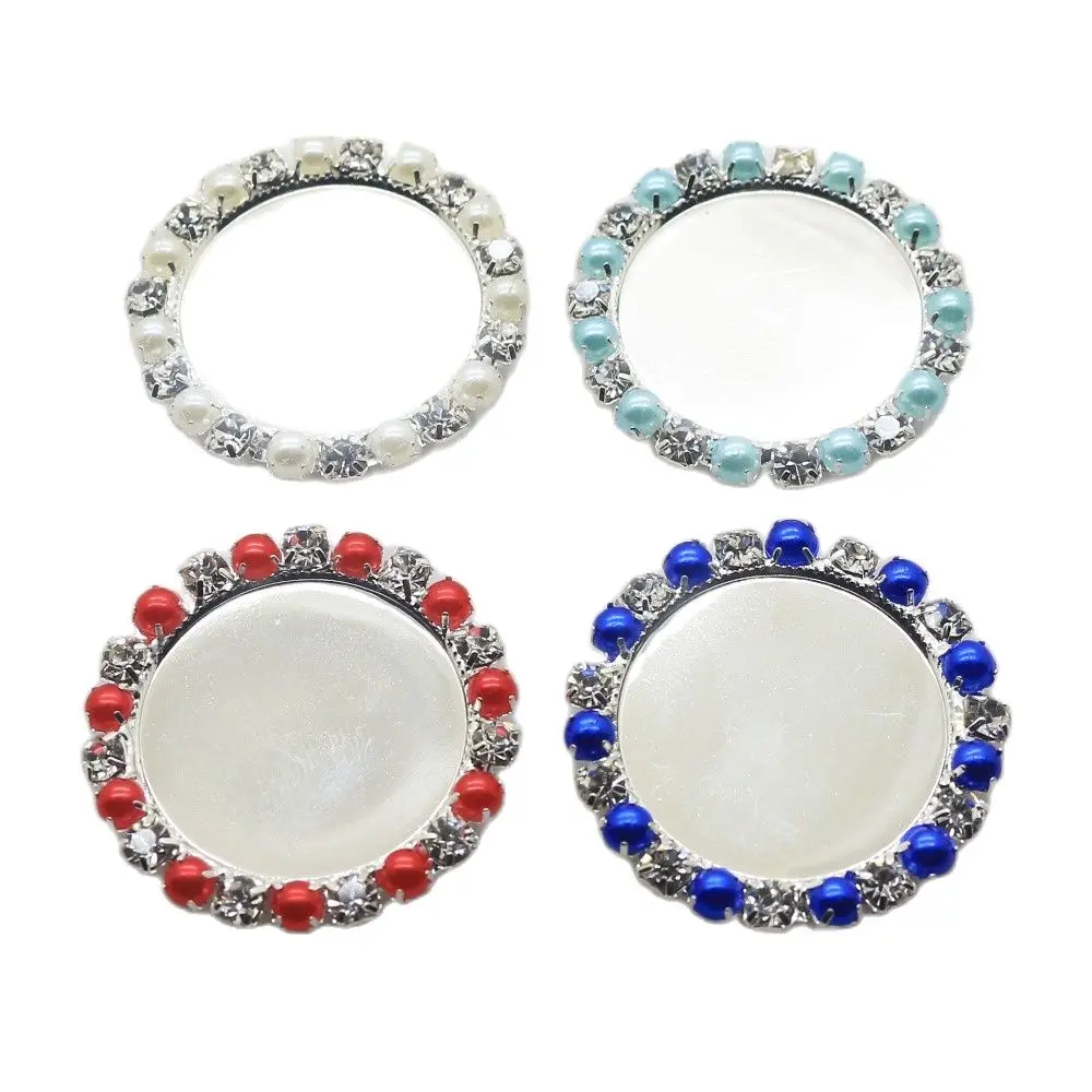 

Each 10 Pieces, Internal Size 25 MM, Silver, Handmade, Scrapbook, 9 Colors, Pearl Buttons, Flat Buttons, Bottle Cap Tray,