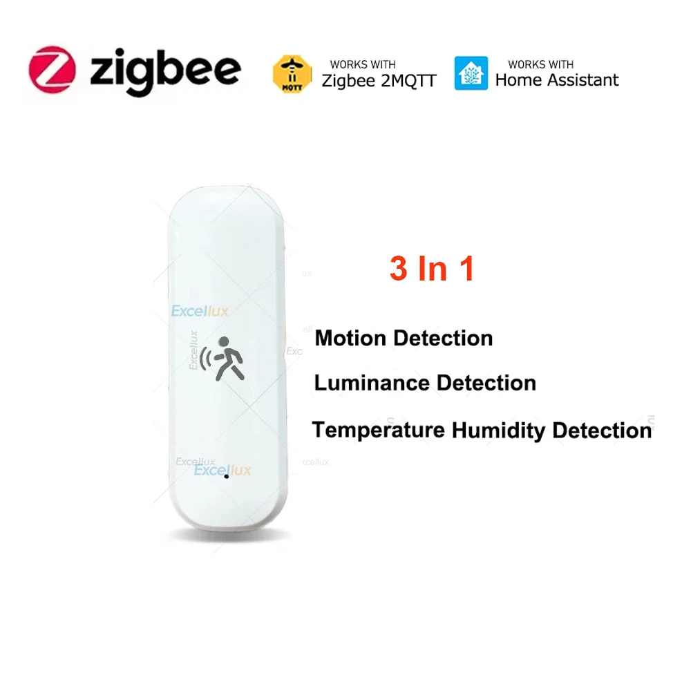 

Умный датчик движения ZigBee с радаром, температурой и влажностью