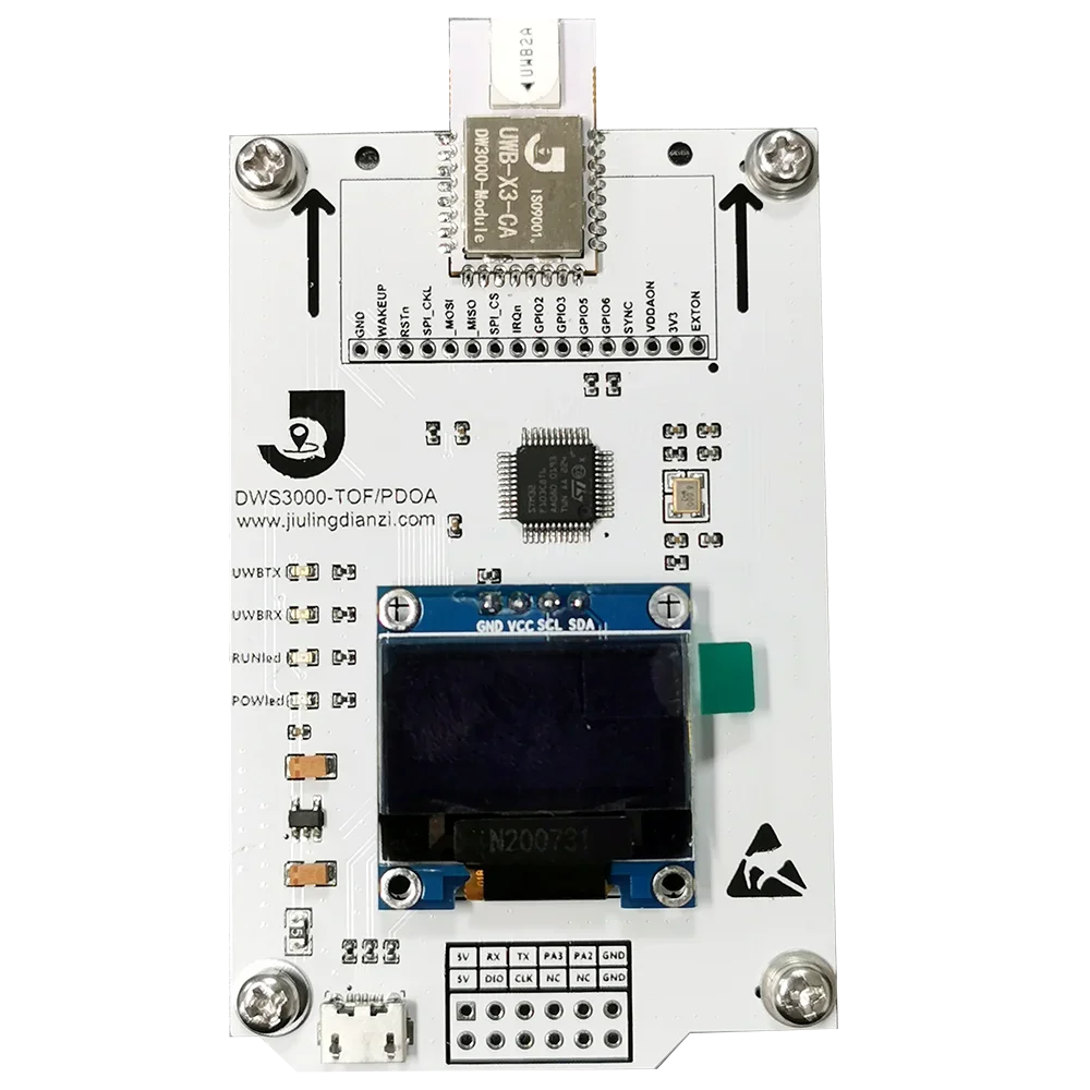 Фото UWB-система для определения местоположения в помещении Qorvo DECAWAV DW3000 PDOA, измерение расстояния DWM3001CDK №4