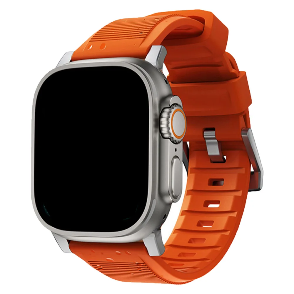 Soft Silicone Strap For apple watch Band 44mm49mm 45mm41mm 40mm42mm Rubber bracelet For iWatch series 8 Ultra 7 se 6 5 4 3 strap