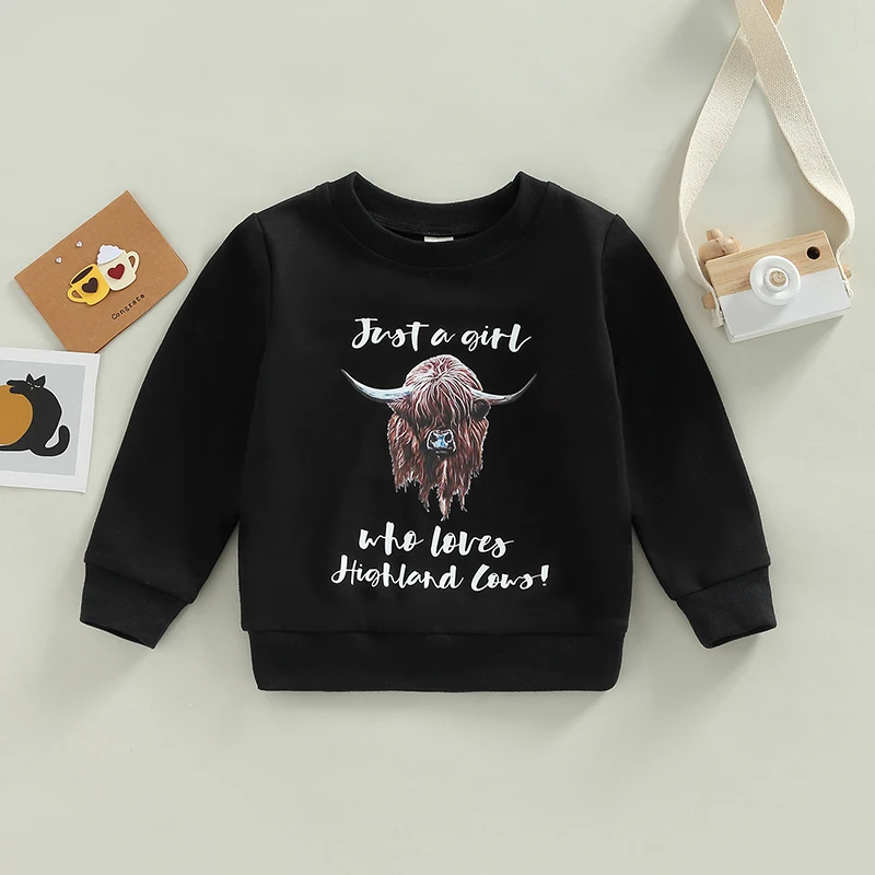 

Детский хлопковый свитер с буквенным принтом, с длинным рукавом