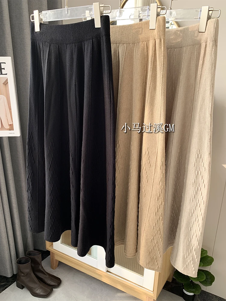 

Women Autumn Winter 2022 Solid Color Vintage Sweatpants Loose High Waist Wide Leg Straight Cylinder Trousers Office Lady Chic