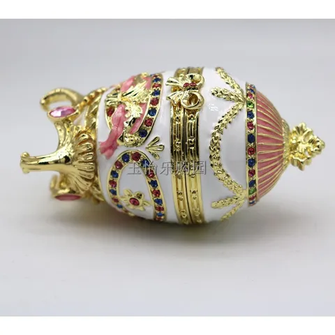 Коллекционная шкатулка Faberge из металла