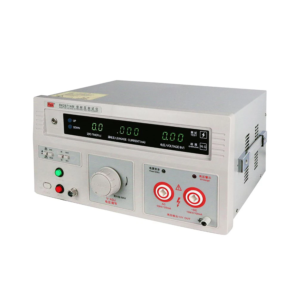 

RK2671AM REK 5kv/10kv Hi-pot Tester / Wholesale High Voltage Withstand Voltage Tester