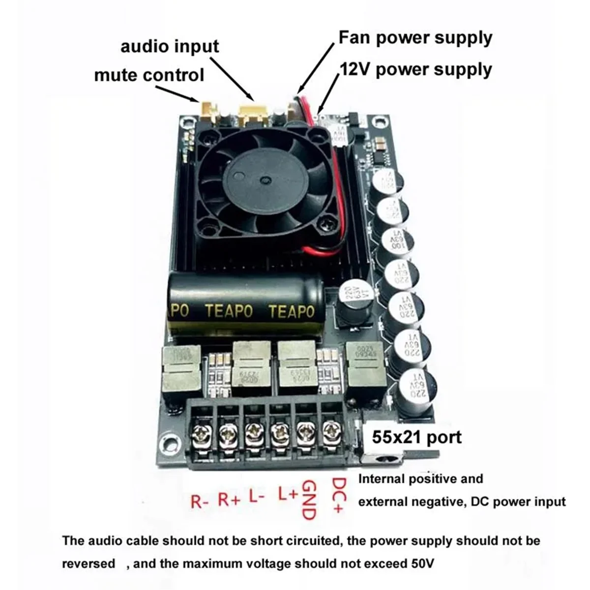 Hi-Fi улучшенная версия MAX TPA3255 600 Вт высокомощный 300 X 2 стерео с низким уровнем шума