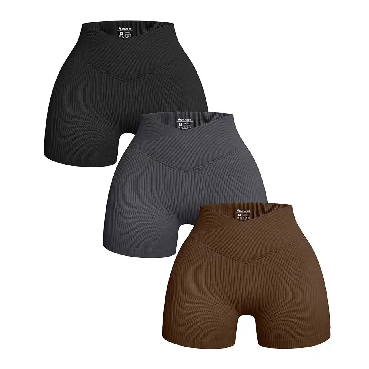 Fitness Sporty Skinny Women Bikier Shorts 2023 Summer Yoga Shorts Rib Workout High Waist Leggings Slim Outfits Fit Sports Pants