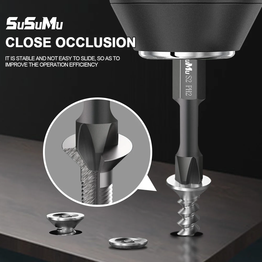 Набор насадок для шуруповерта Cross Impact из легированной стали S2 PH2 | Инструменты