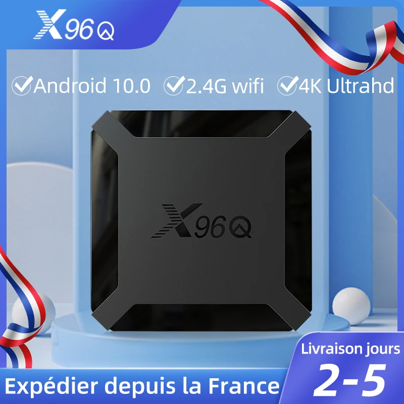 

Smart IPTV Box X96Q Android 10.0 With Wifi 2.4GHz 2GB 16GB Allwinner H313 1GB 8GB Quad Core Media Player 4K IPTV Box Smart TV