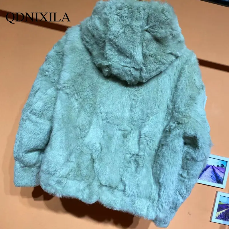 Winter Coat for Women 2022 Fur Coat Women New Rabbit Leather Fur Coat  Fashion Short Fur Warm Coat Fur Coat Jacket Women