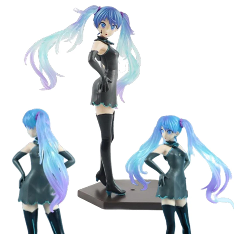 

Kawaii аниме Hatsune Miku ПВХ настольные аксессуары коллекционные предметы детские игрушки бойфренды Сюрприз подарок на день рождения Рождество