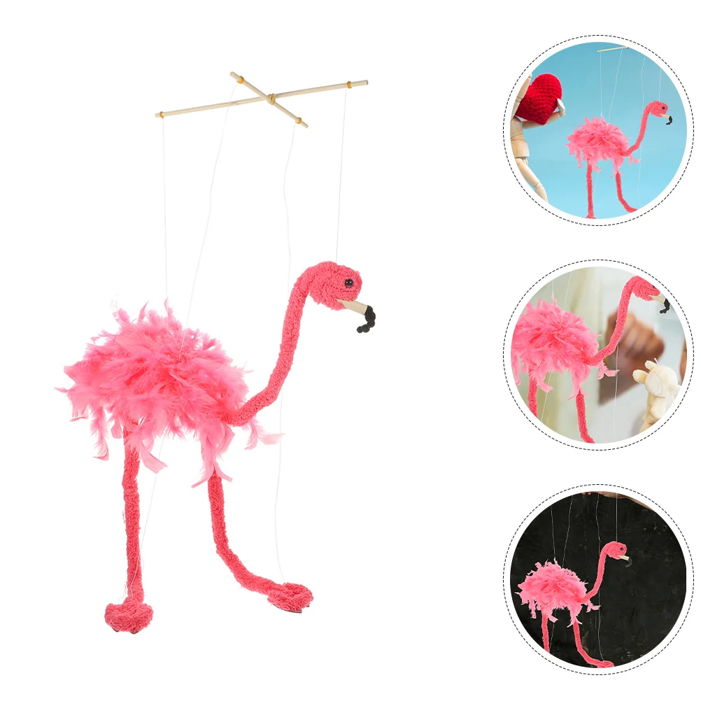 Фламинго Острицы кукольные игрушки интерактивные плюшевые марионетки