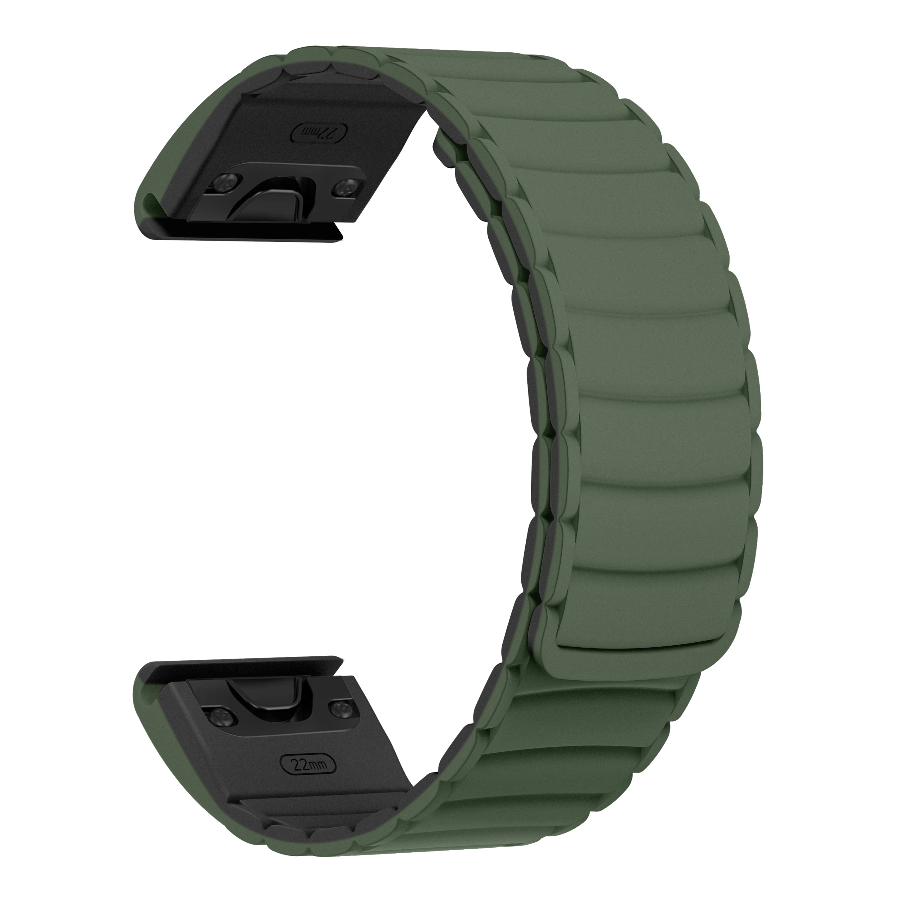 Фото Магнитный силиконовый ремешок 26 мм для Amazfit T-Rex Ultra 2, 51 мм, сменный ремешок для часов, браслет №3