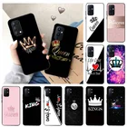 Мягкий матовый черный чехол для телефона OnePlus 9 5G Nord 2 CE Z N10 N100 N200 9R 8 8T 7 7T Pro Queen King Crown Princess, Модный чехол