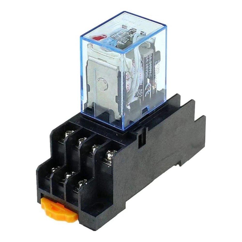 10 шт. электронное электромагнитное реле MY4NJ 14PIN 4DPDT 5A катушка с разъемом PYF14A 220 В