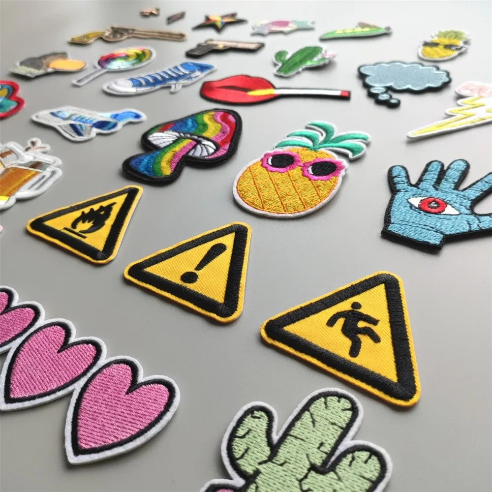 Вышитые значки для одежды рюкзака 46 стилей | Дом и сад