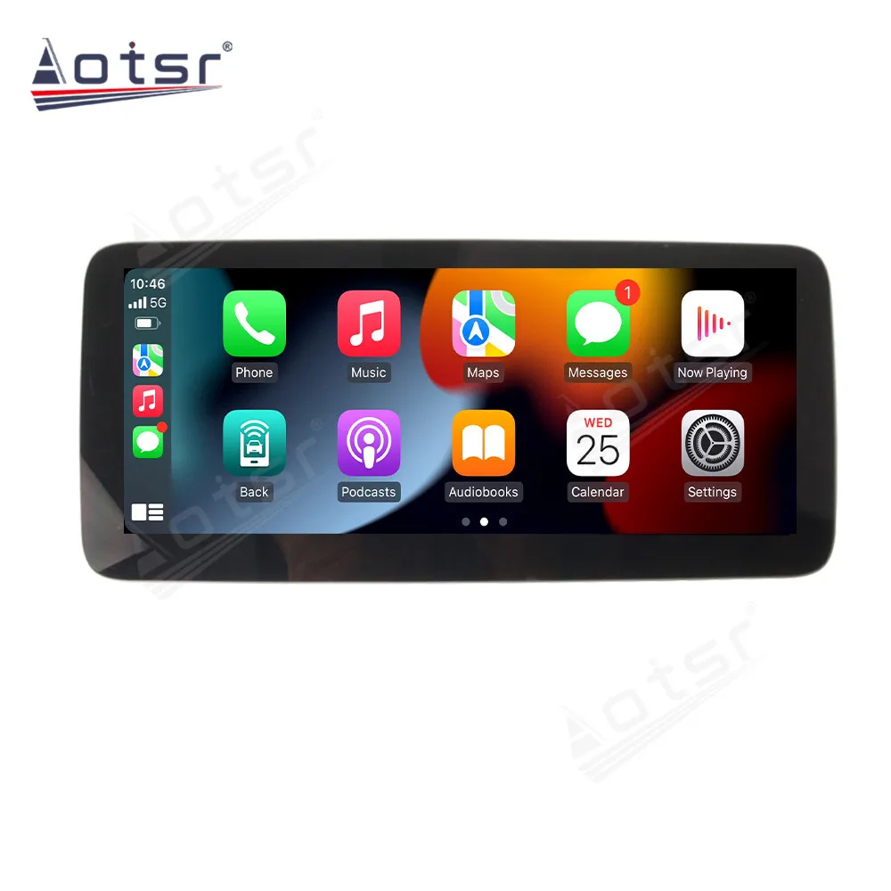 Linux беспроводной Apple CarPlay Android Авто HiCar для Mercedes Benz ML W166 GL X166 2012 ~ 2015 обновленная