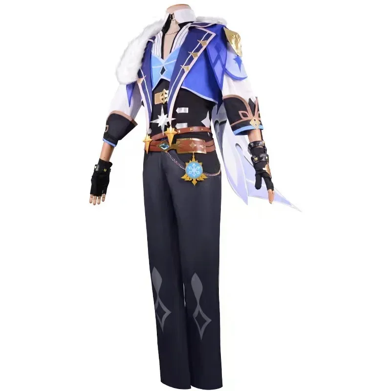 Аниме игра Genshin Impact Kaeya Косплей Костюм мондштатские Рыцари Красивая боевая
