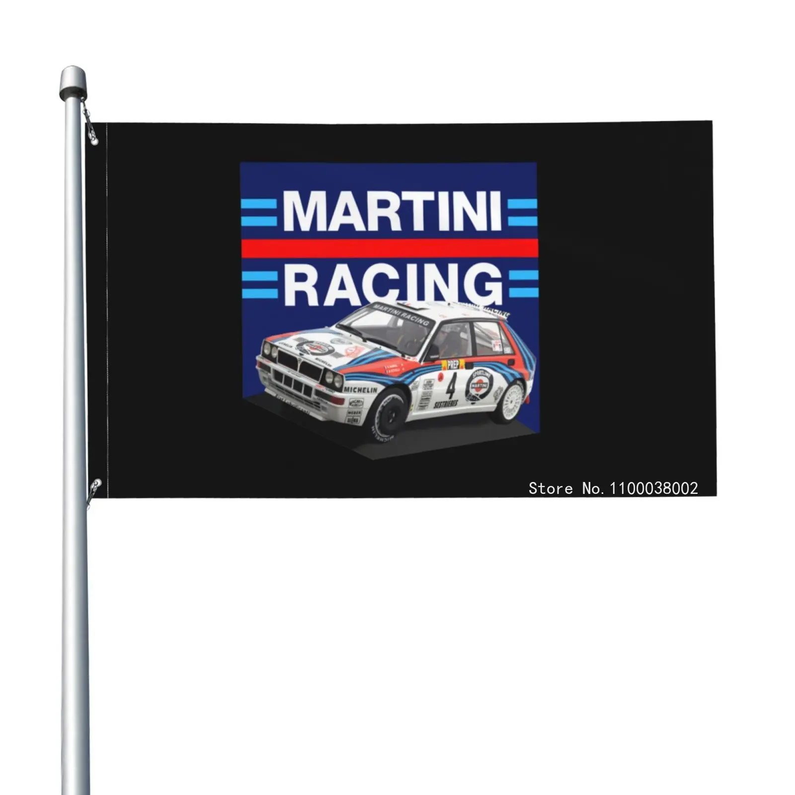 Lancia Delta Hf Integrale Rally Martini Racing Evo Wrc 01 флаг баннер художественный Декор домашний декор