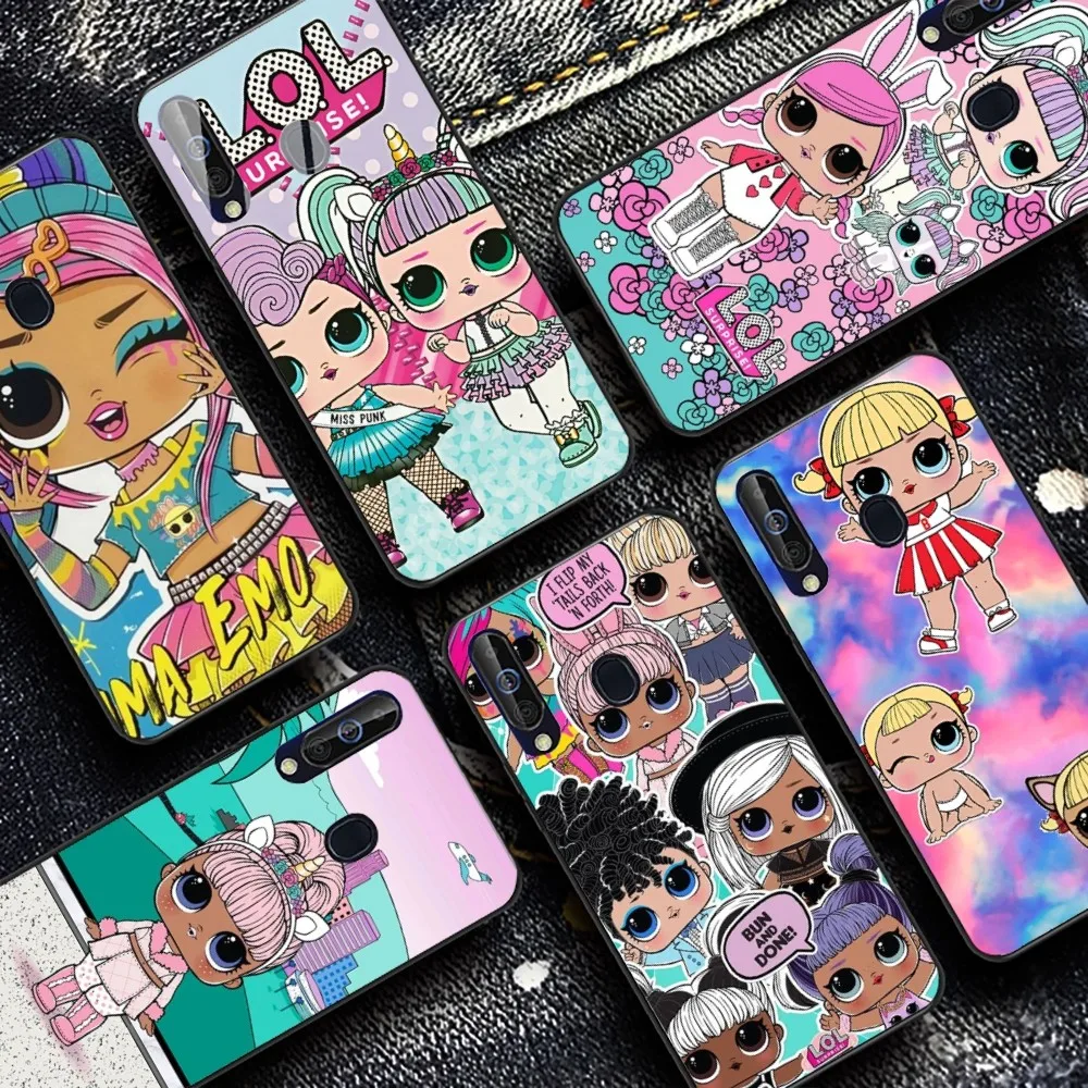 

Cartoon -L-LOL-Girl Phone Case For Samsung A 10 11 12 13 20 21 22 30 31 32 40 51 52 53 70 71 72 73 91 13 Shell