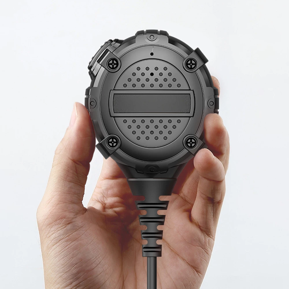 Baofeng микрофон Walkie Talkie аксессуары Tangent Mic плечевой Динамик PTT для Kenwood UV-5R UV82