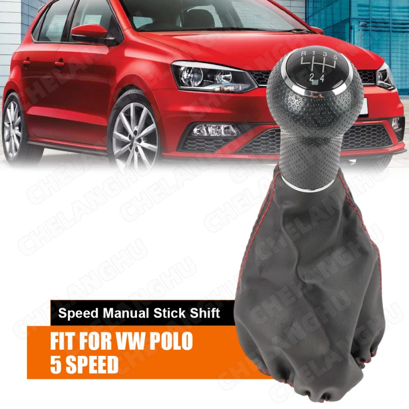 

Автомобильный Стайлинг, 5 скоростей, для VW Golf 3 Varaint Vento Jetta 3 1992 1993 1994 1995 1996 1997 1998, ручка переключения рулевого механизма автомобиля из искусственной кожи