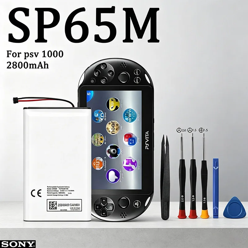 Фото Аккумулятор 2800 мАч 3.7В PSV 1000 SP65M для игровой приставки Sony PSv1000, HSABAT 3750 мАч SP65M для Sony PS Vita 1000 №1