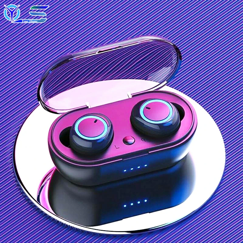 

Новинка 2021, Y50 Bluetooth-наушники, TWS наушники 5,0, беспроводные наушники-вкладыши, игровая стереогарнитура с зарядным боксом для телефона