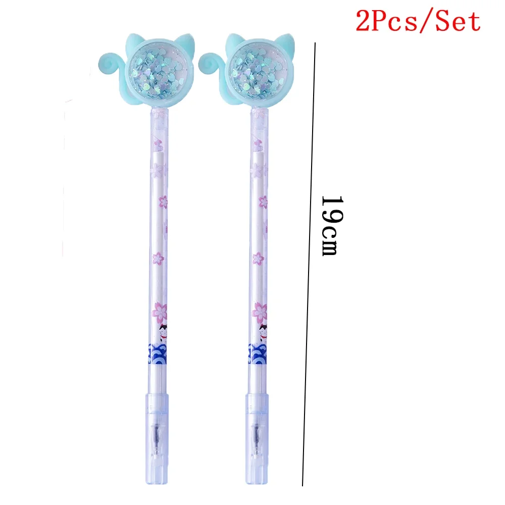 

2 шт. кавайные гелевые ручки с блестками