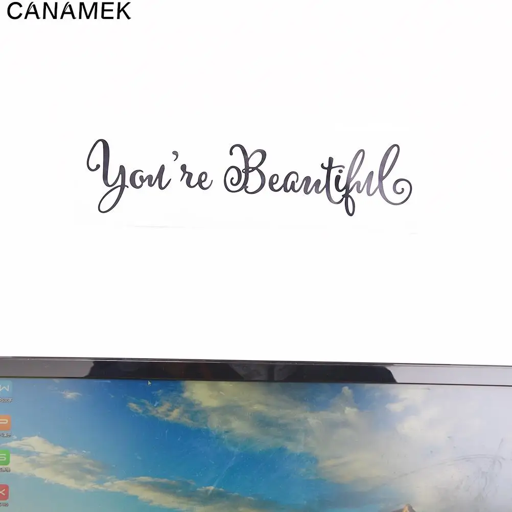 Английский зеркальный стикер, домашний декор, настенное искусство, цитаты, стикеры, цитаты, цитаты, «Вы красивые», стикеры с надписями