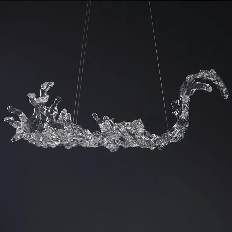 

Modern Art Sculpture Chandelier Light LED Waterbloom Hanging Light Home Decor Lustre Suspension Luminaire Lighting