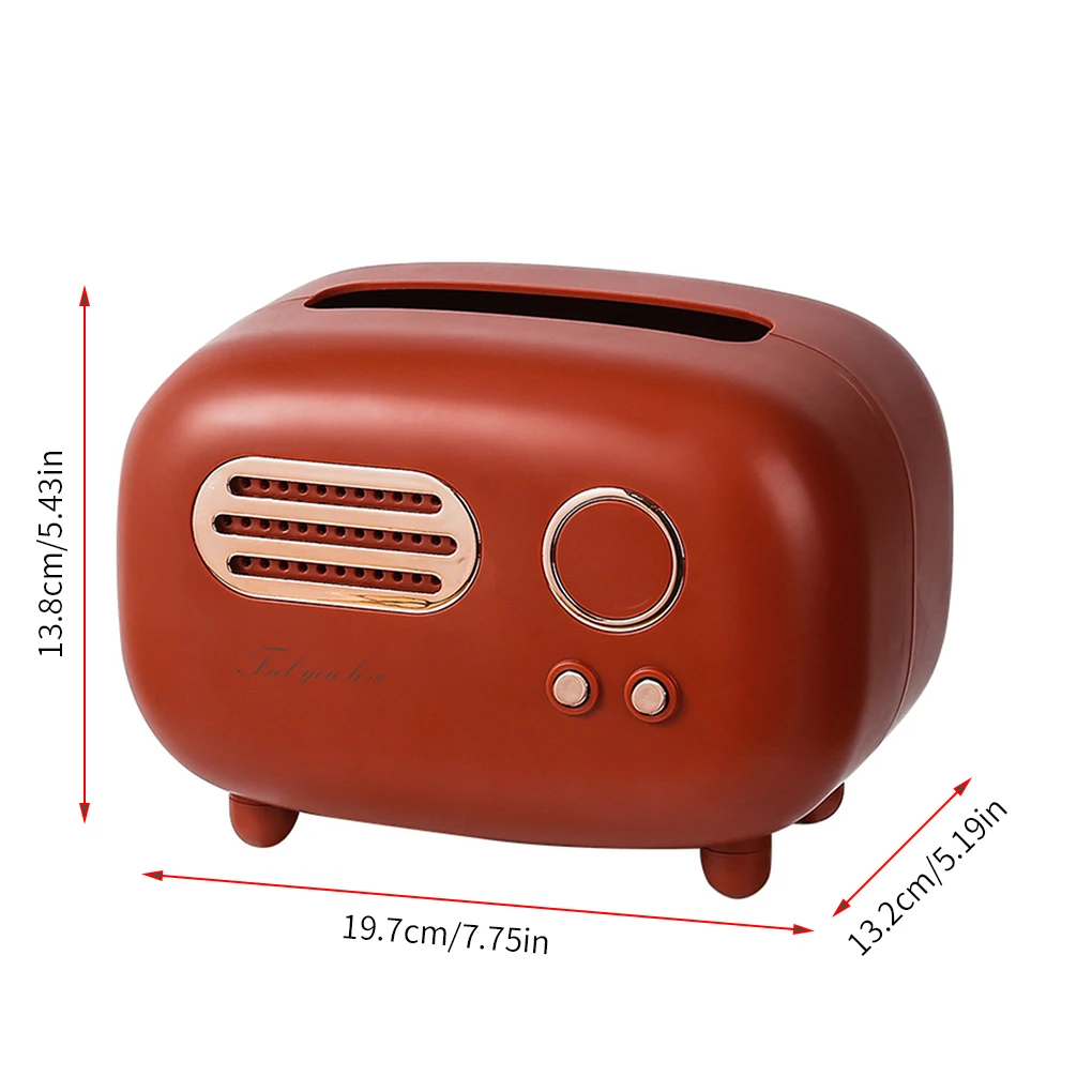 

Коробка для салфеток в стиле ретро, органайзер для хранения бумажных полотенец, украшение для дома и офиса