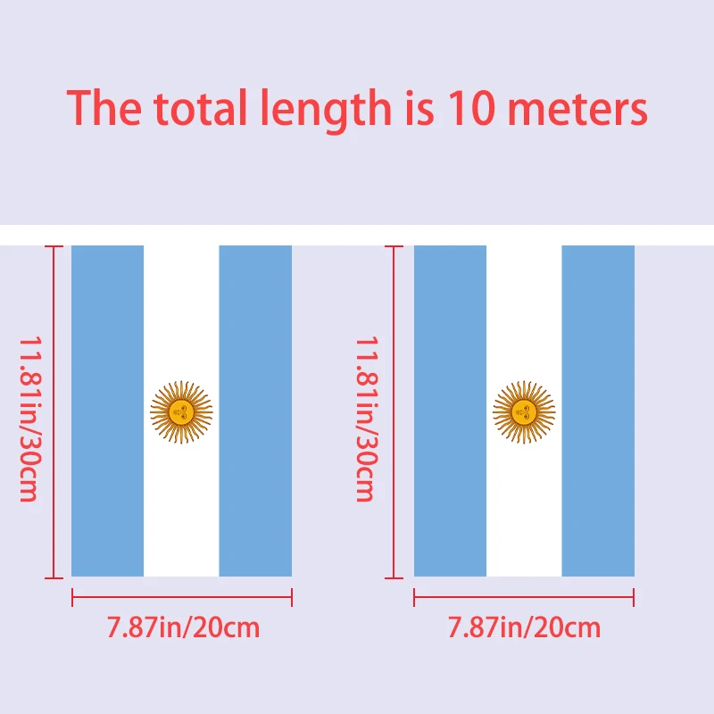 3Jflag Национальный флаг Аргентины патриотические занятия 25 мая праздничный баннер