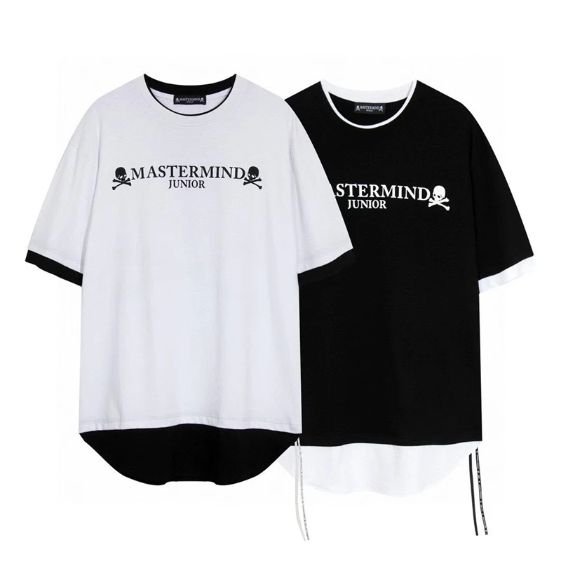 

New Oversized Mastermind Short Sleeve T-Shirt Men Women 1:1 Best Quality Black White T Shirt Tee y2k