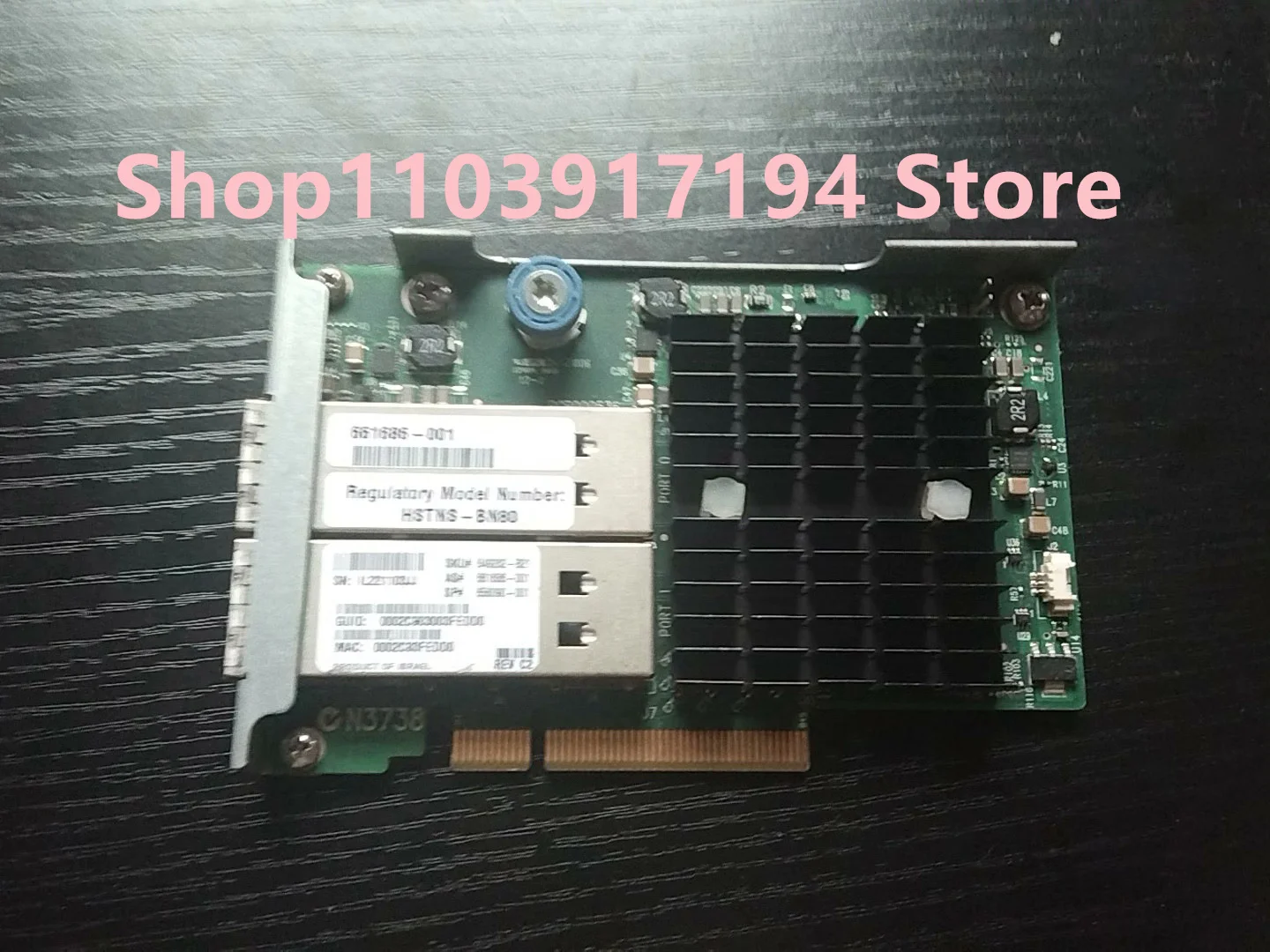 ДЛЯ сетевой карты HP 544FLR-QSFP