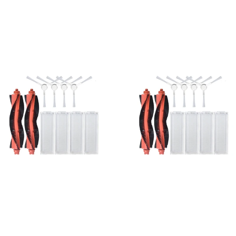 

2 Set For Xiaomi Mijia Mop Pro STYTJ02YM/For VIOMI V2 PRO/V3 Robot Vacuum Cleaner Main/Side Brush Hepa Filter Part