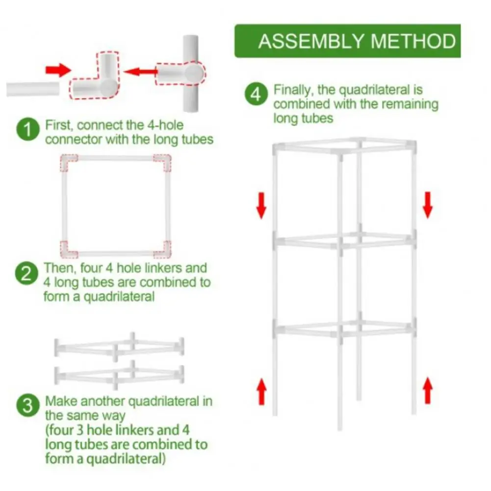 

Detachable 1 Set Convenient Non-sliding Anti-cracking Plant Glowing Rack Reusable Plant Climbing Rack Stable for Gifts