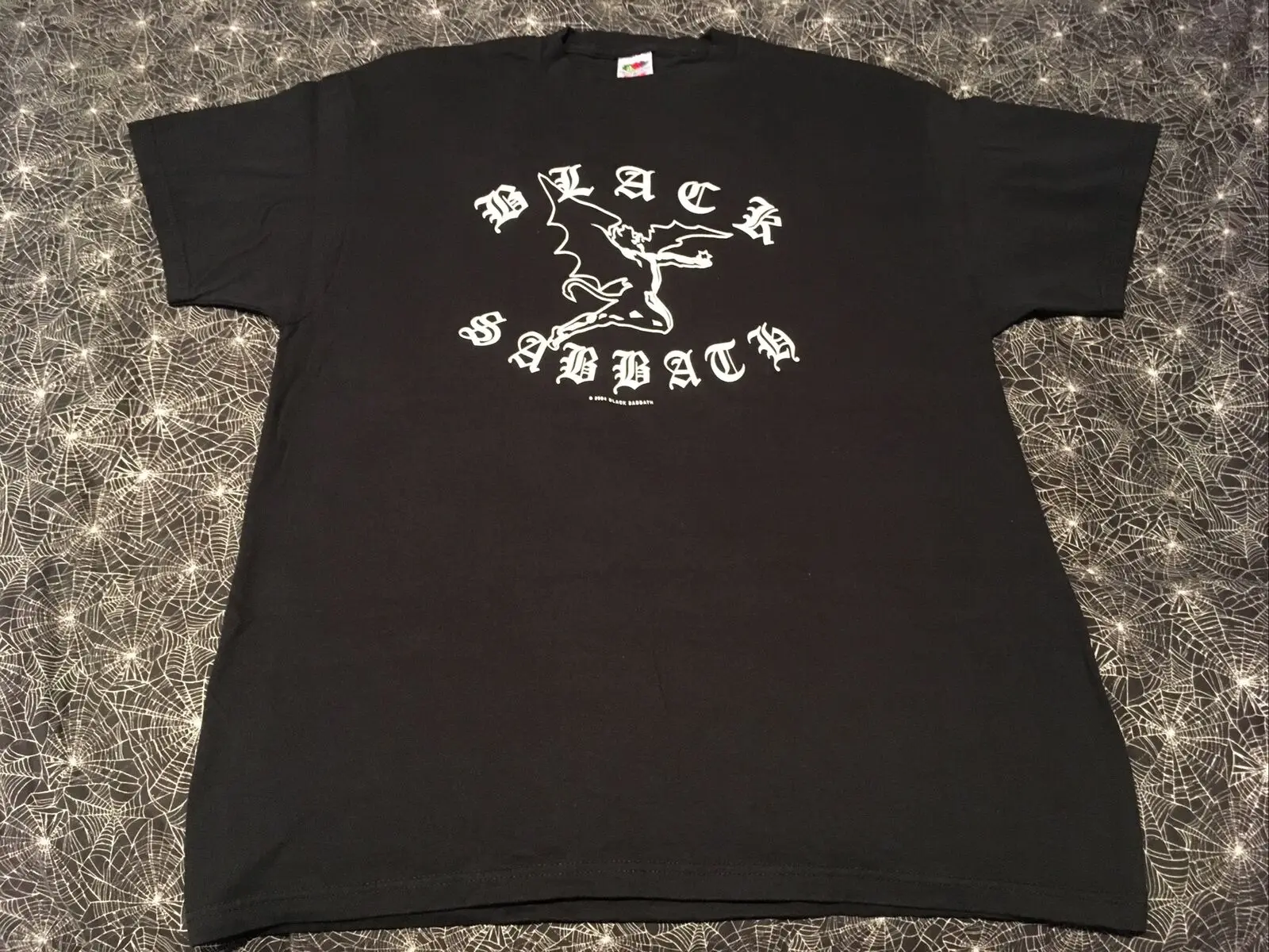

black t shirt Sabbath Shirt Size XL 2 sided Devil Logo