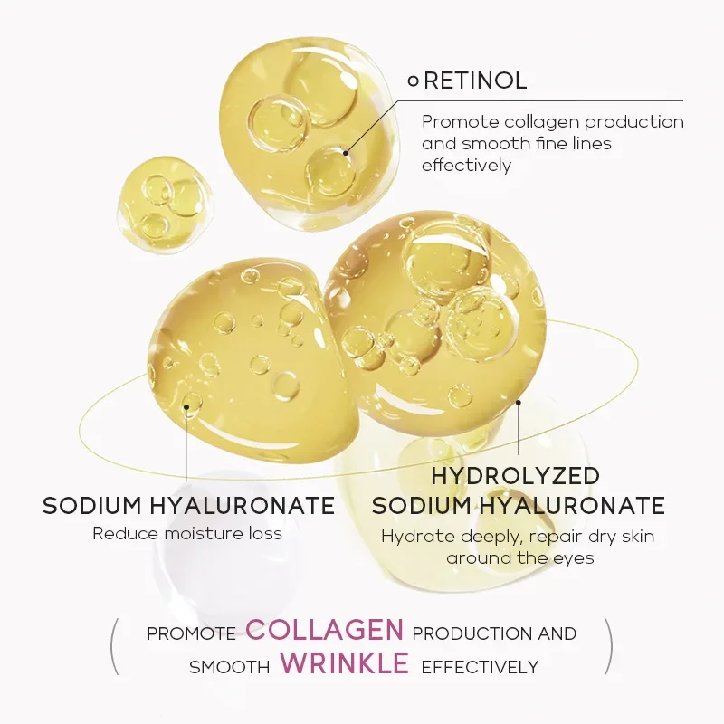 Фото QUIYUM 15 г ретиноловая сыворотка для глаз, увлажняющий массаж, эссенция для глаз, гиалуроновая кислота, уход за кожей, мешки для глаз, крем, увлажняющий уход за кожей №4