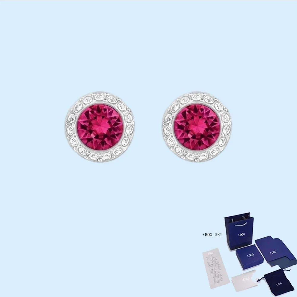 Angou Перфорированные Серьги Лидер Продаж Новая Мода Красочные Круглые Украшения