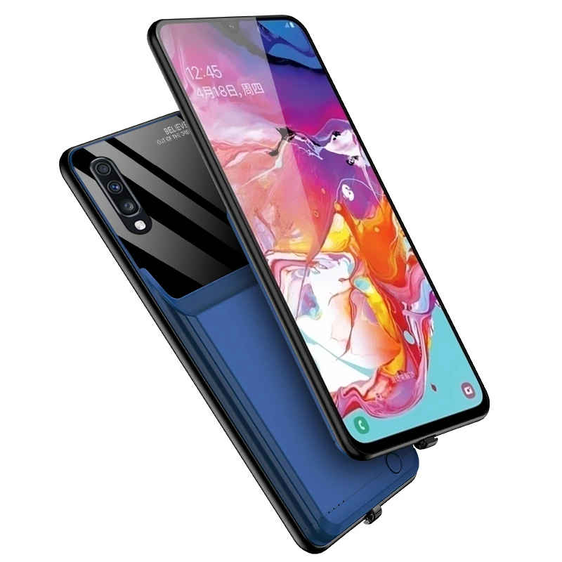 

2022 для Samsung Galaxy A30S A50 A50S A70 чехол для аккумулятора умное зарядное устройство чехол внешний аккумулятор для Samsung Galaxy A70 чехол для аккумулятора