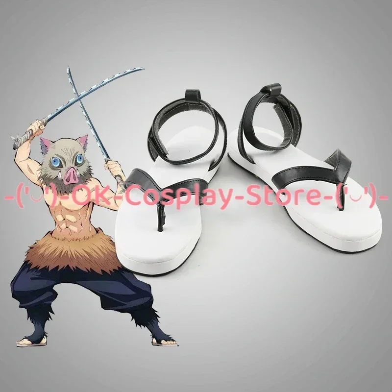 Фото [На заказ] Kamado Nezuko Kanroji Mitsuri Rengoku Kyoujuro Lguro Obanai Обувь для косплея Сапоги для Хэллоуина №4