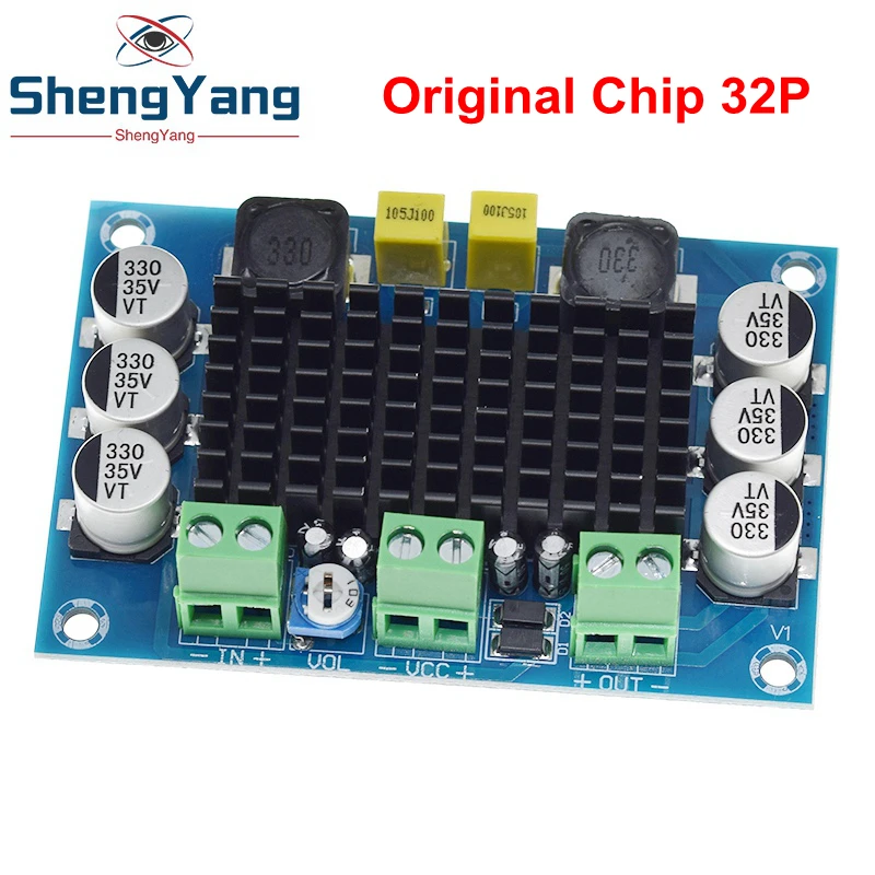 TPA3116 D2 TPA3116DA DC 12V 24V 100W одноканальный цифровой усилитель мощности, плата TPA3116D2, большая Φ