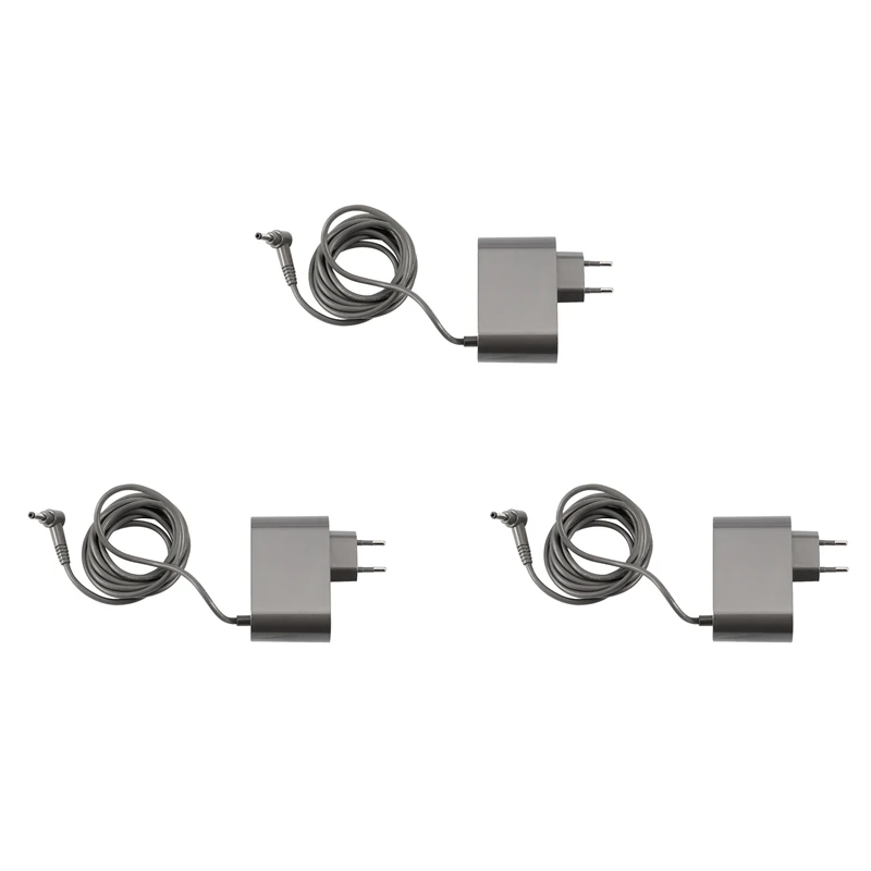 

3X Charger For Dyson V10 V11 Vacuum Cleaner Power Cord Adapter Replaceable Parts EU Plug