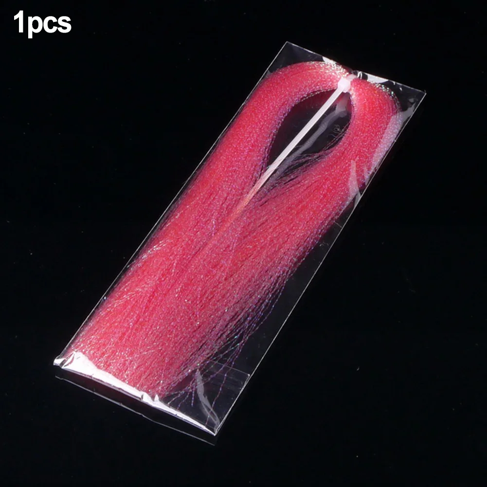 

1x Fly Fishing Tying Crystal Twisted For Jig Hook Lure Fly Fishing Tying Crystal Flash Fish Lure Bait Jig Accessories Tools