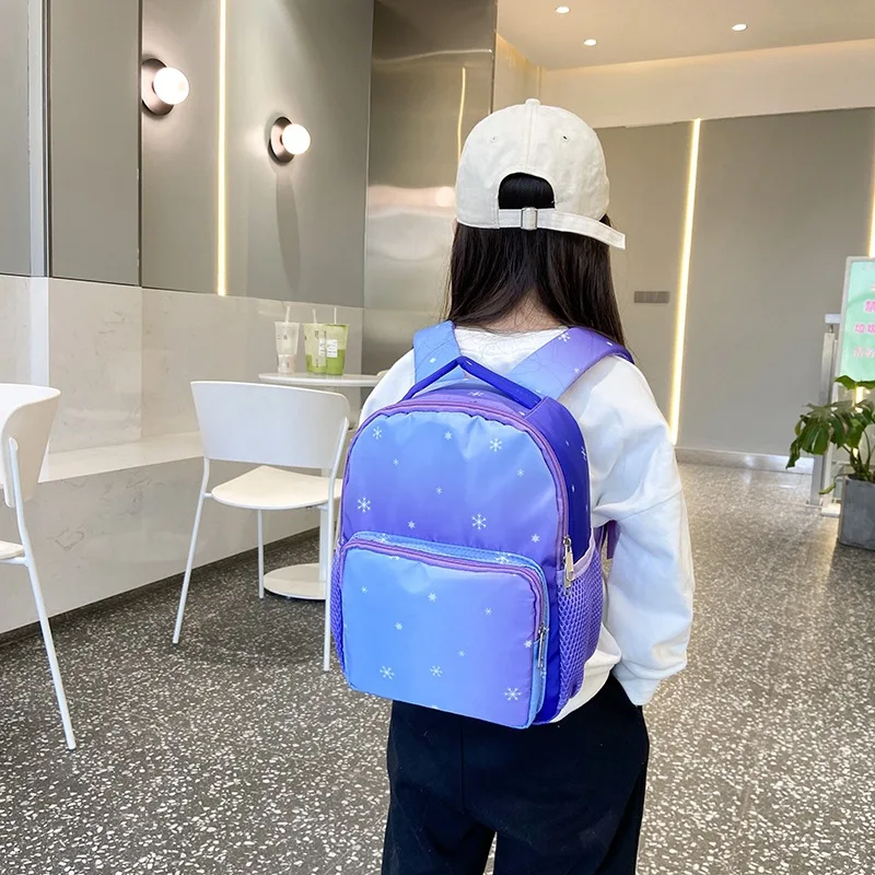 

School Bags for Girls Boys Fashion Backpack Simple Cute Bag Cartoon Knapsack Breathable Nylon Mini Backpack Children School Bag