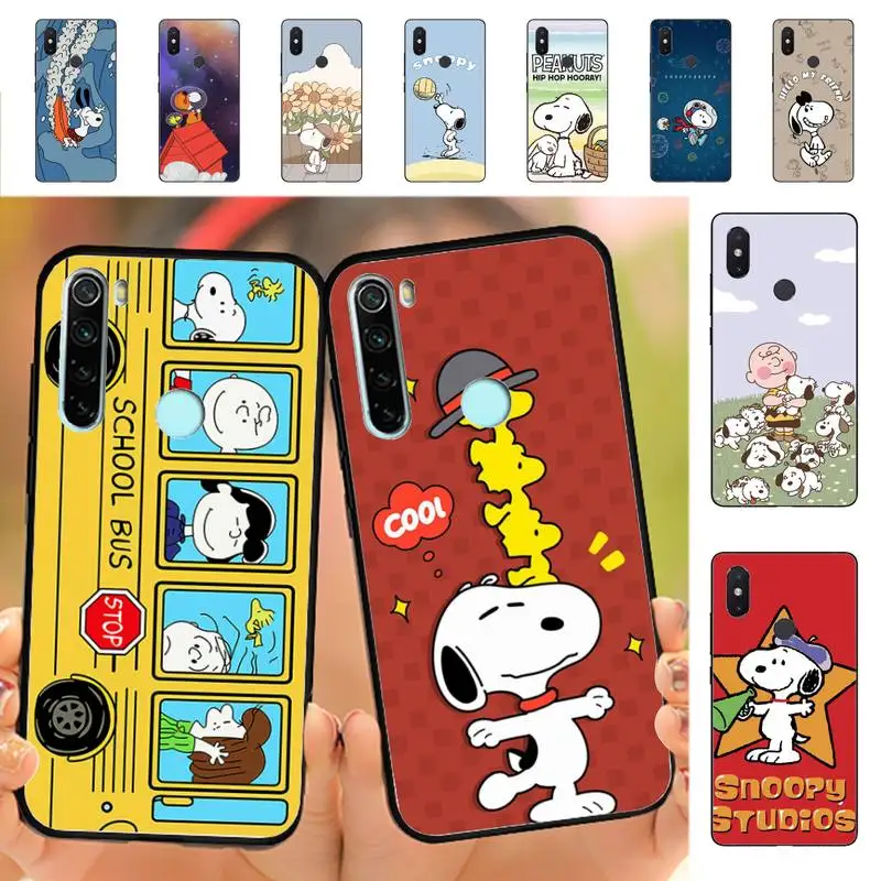 

Cartoon Dog Phone Case for Redmi Note 8 7 9 4 6 pro max T X 5A 3 10 lite pro